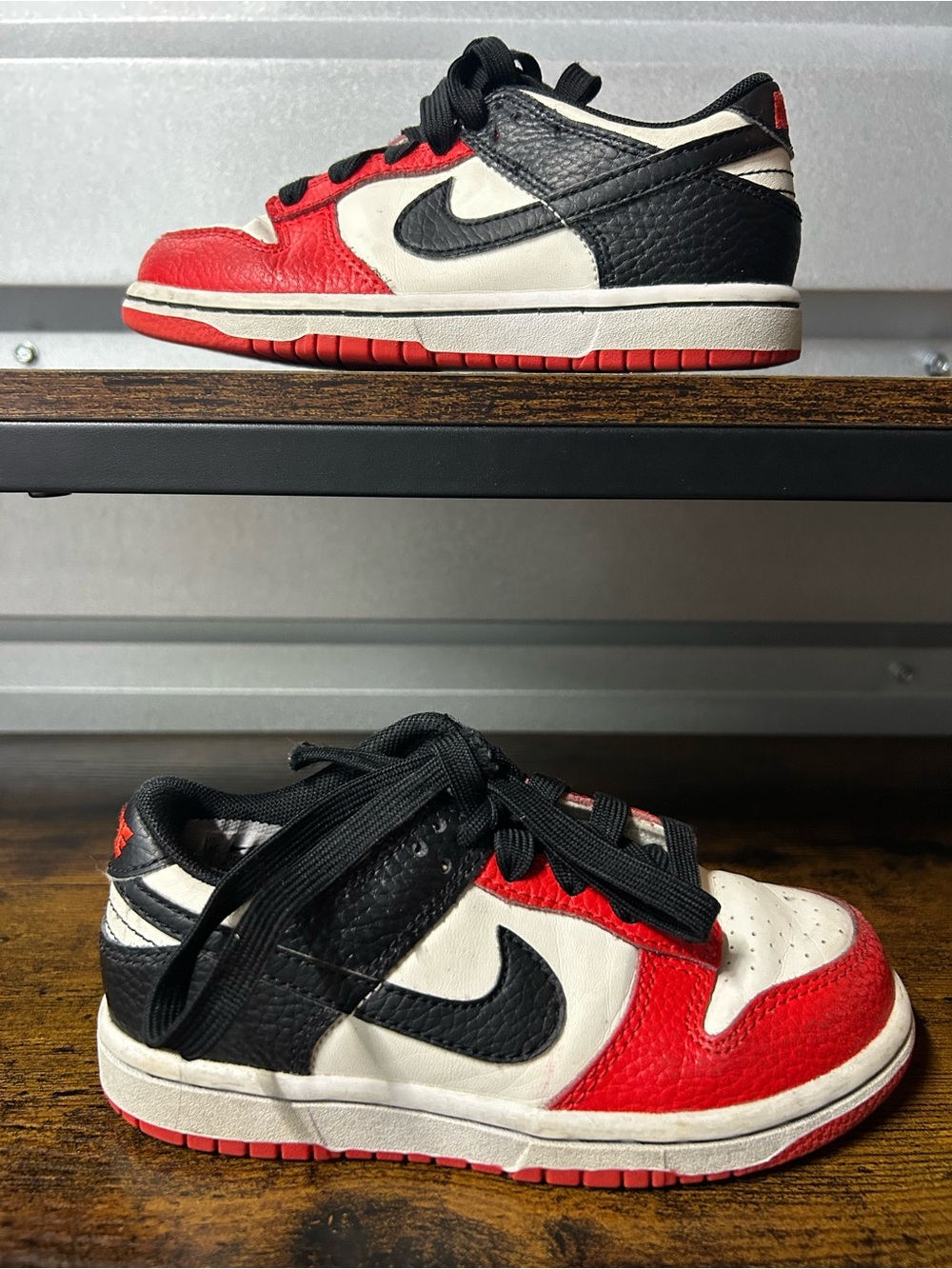 NBA × Nike Dunk Low EMB ‘75th Anniversary Chicago Bulls’ DC9564-100 Size 11C